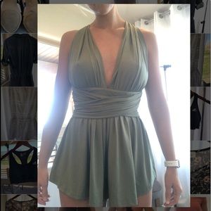Super Comfy Olive Romper multi-way NEW